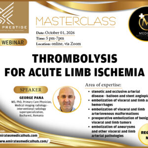 Thrombolysis for acute limb ischemia - LIVE WEBINAR