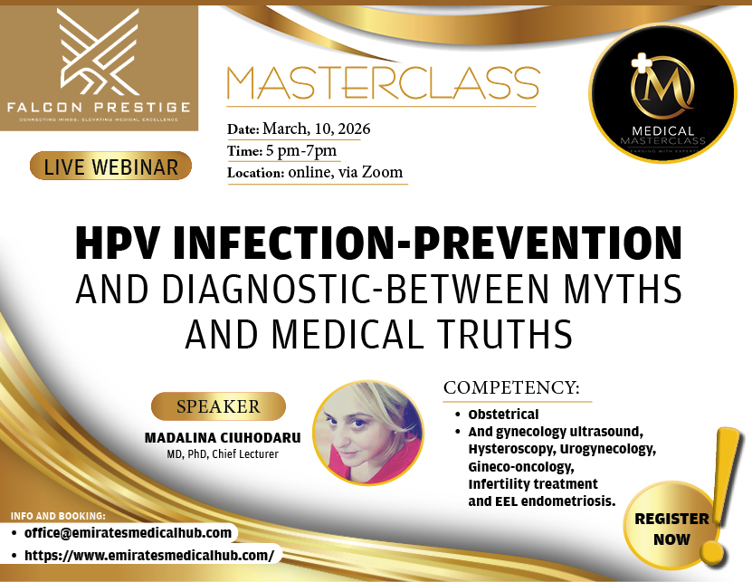 HPV infection-prevention and diagnostic-between myths and medical truths - LIVE WEBINAR